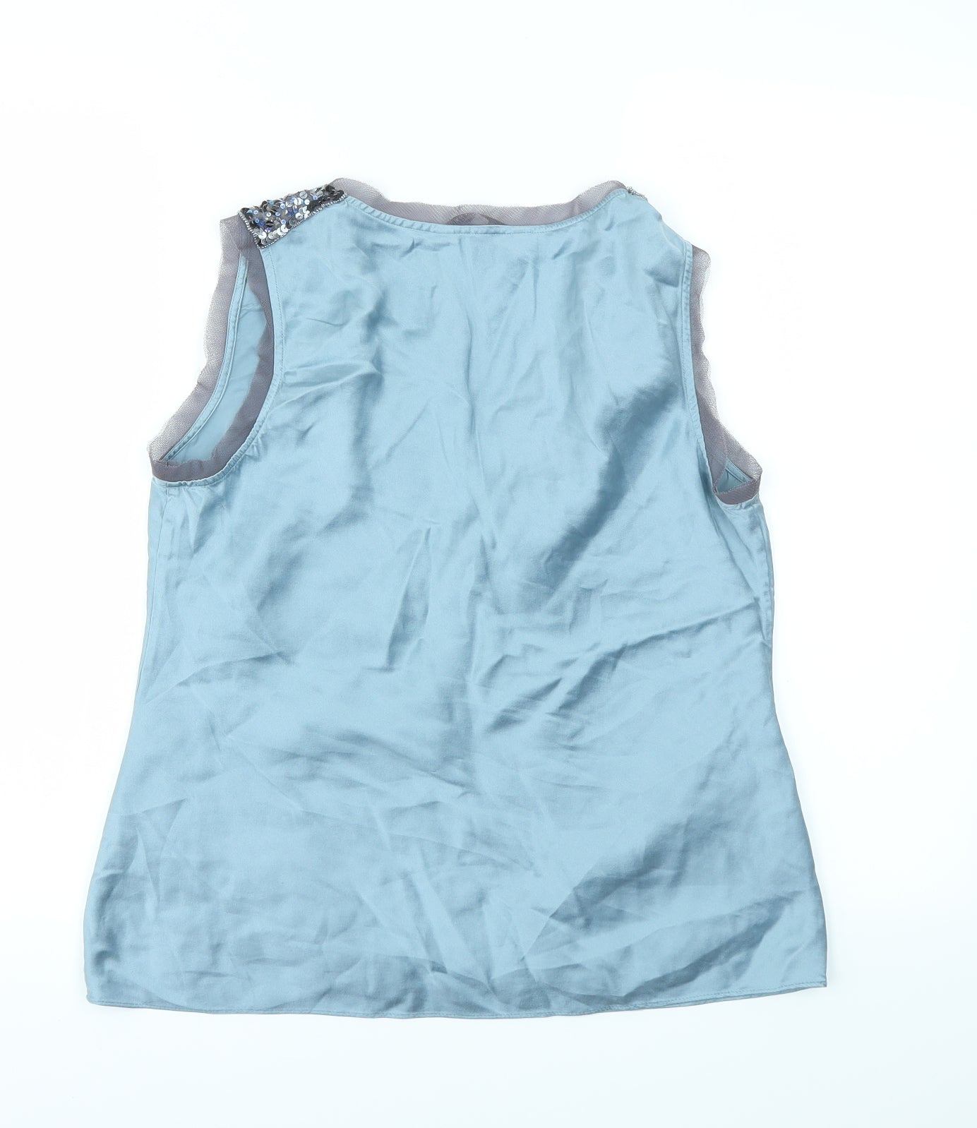 Laura Ashley Womens Blue   Basic Blouse Size 14