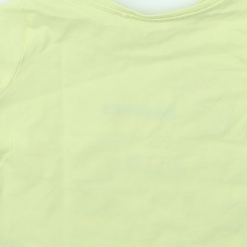 MINI CLUB  Girls Yellow Geometric  Basic T-Shirt Size 9-12 Months