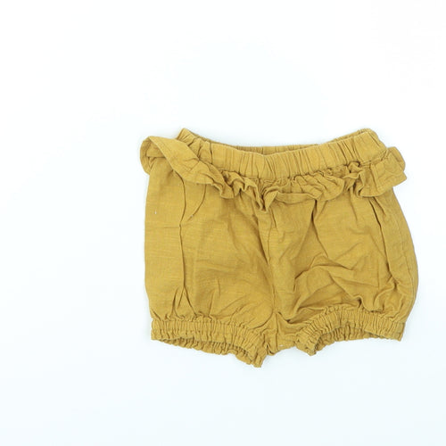 TU Girls Beige   Capri Trousers Size 3-6 Months