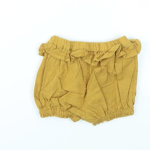 TU Girls Beige   Capri Trousers Size 3-6 Months