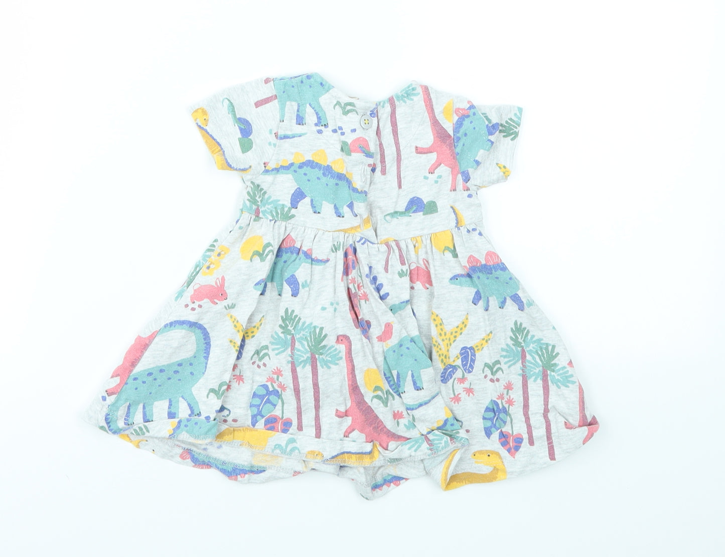 jhon lewis  Girls Multicoloured Animal Print  Fit & Flare  Size 0-3 Months