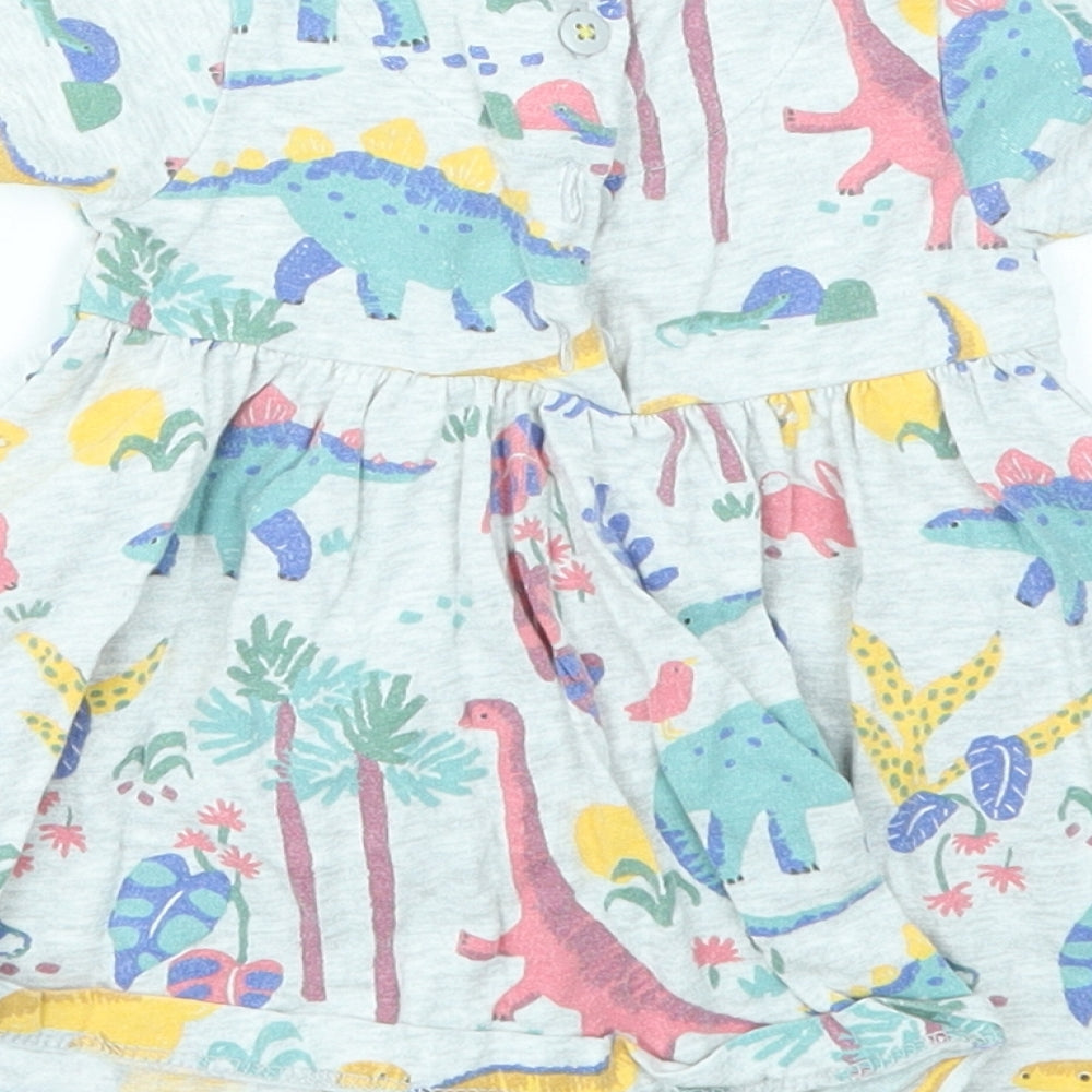 jhon lewis  Girls Multicoloured Animal Print  Fit & Flare  Size 0-3 Months