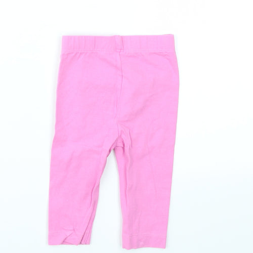 George Girls Pink   Capri Leggings Size 3-6 Months