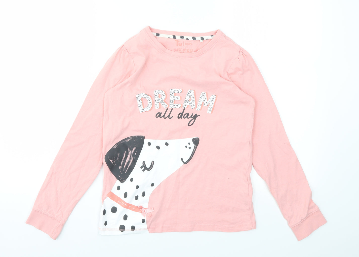 TU Girls Pink   Basic T-Shirt Size 11-12 Years
