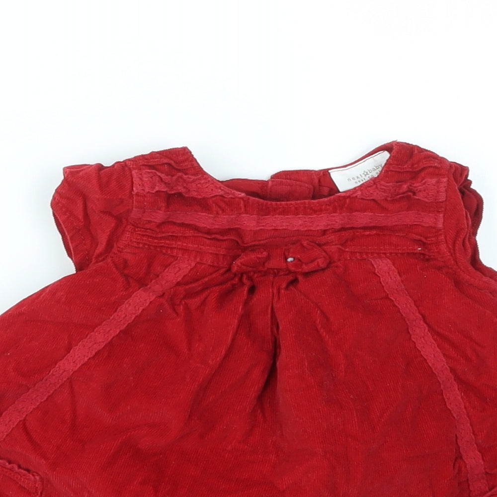 NEXT Girls Red   Fit & Flare  Size 3-6 Months