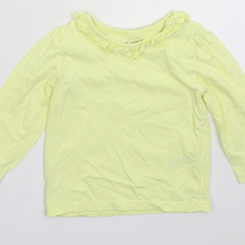 Nutmeg Baby Yellow   Basic T-Shirt Size 9-12 Months