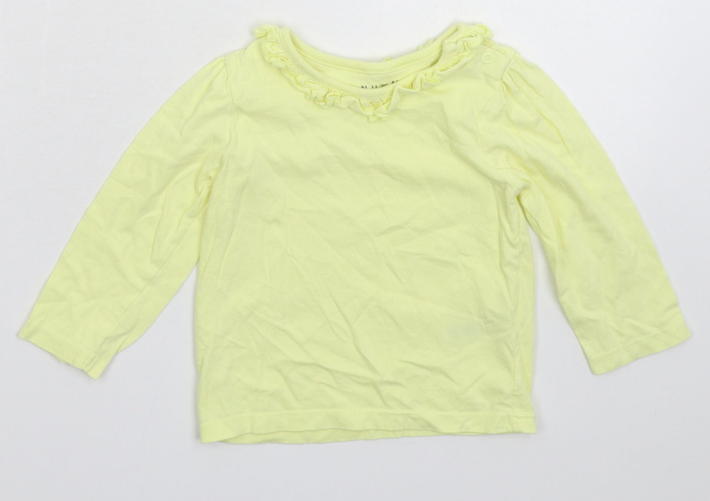 Nutmeg Baby Yellow   Basic T-Shirt Size 9-12 Months