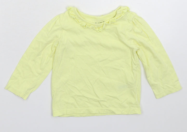 Nutmeg Baby Yellow   Basic T-Shirt Size 9-12 Months