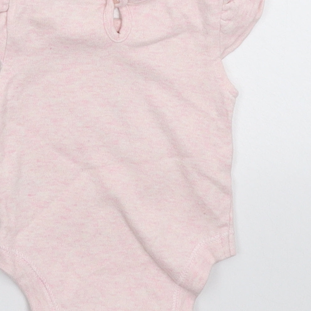 George Girls Pink   Babygrow One-Piece Size 0-3 Months