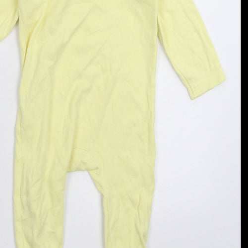 Blue Zoo Girls Yellow Floral  Babygrow One-Piece Size 9-12 Months