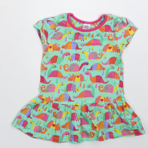 Mini Club Girls Multicoloured   T-Shirt Dress  Size 12-18 Months