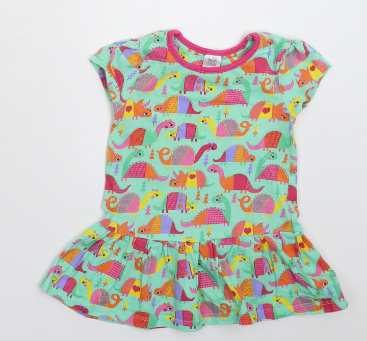 Mini Club Girls Multicoloured T-Shirt Dress Size 12-18 Months