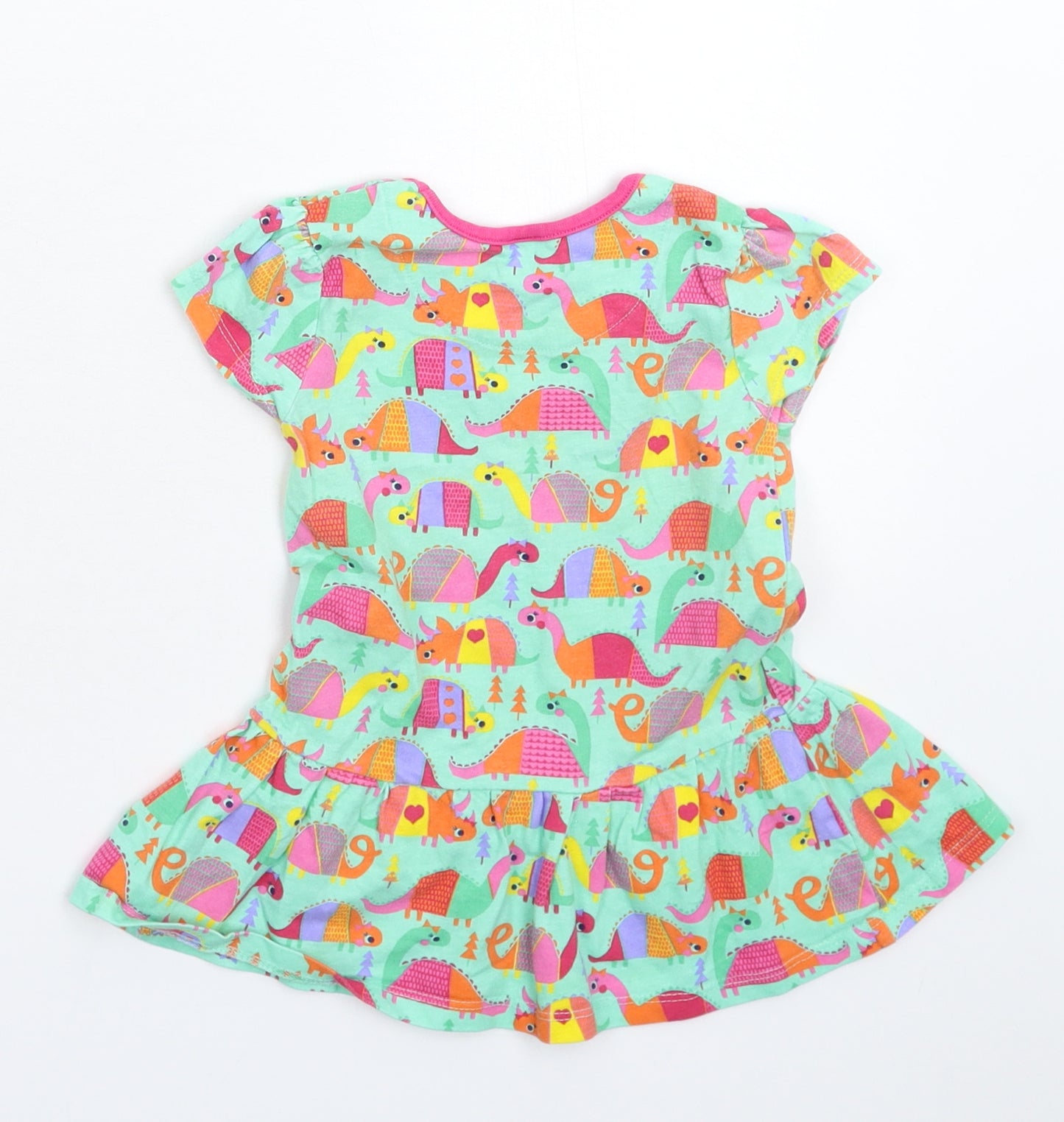Mini Club Girls Multicoloured   T-Shirt Dress  Size 12-18 Months