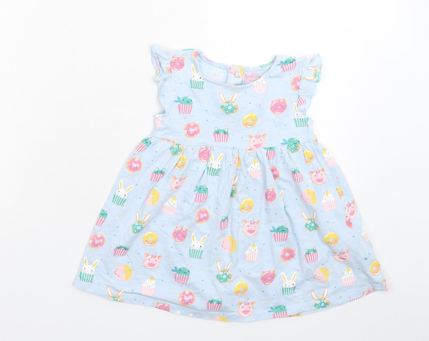 Blue Zoo Girls Blue   Fit & Flare  Size 12-18 Months