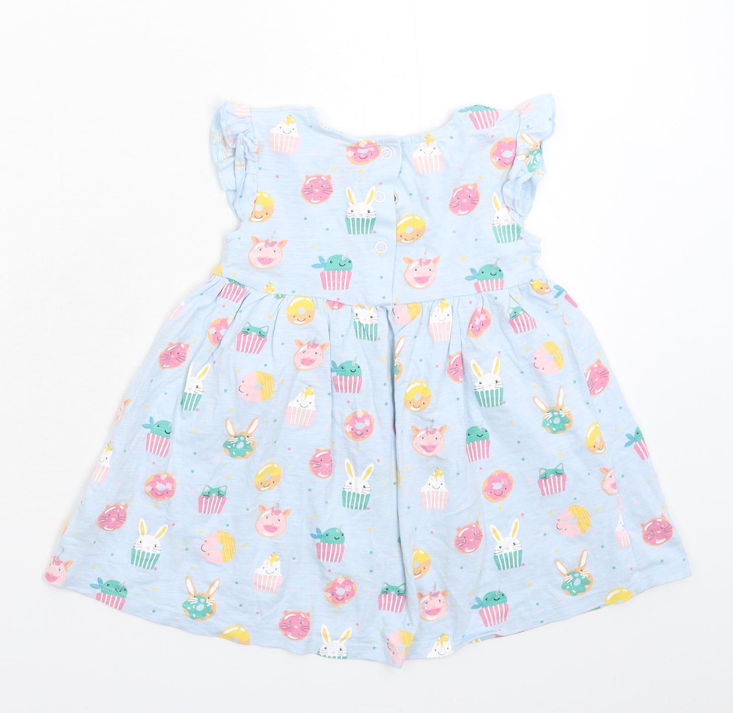 Blue Zoo Girls Blue   Fit & Flare  Size 12-18 Months