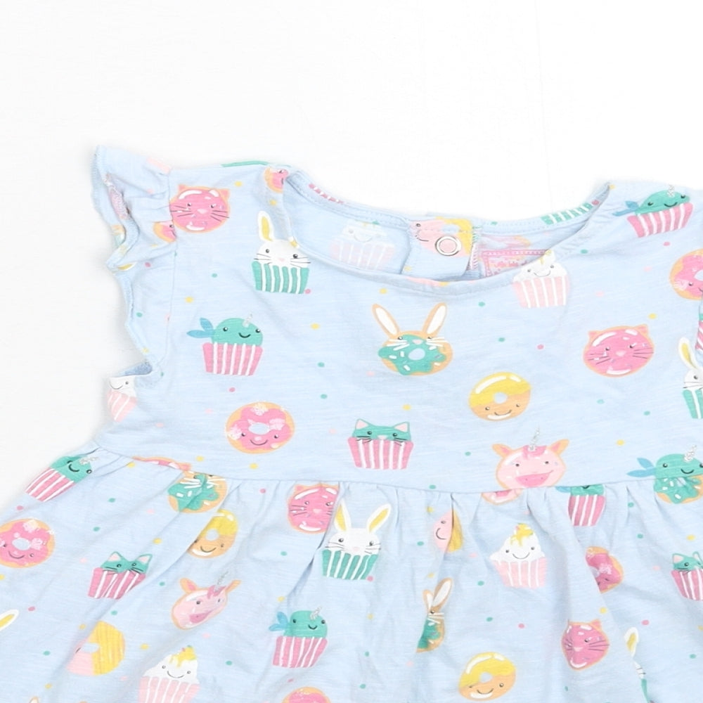 Blue Zoo Girls Blue   Fit & Flare  Size 12-18 Months