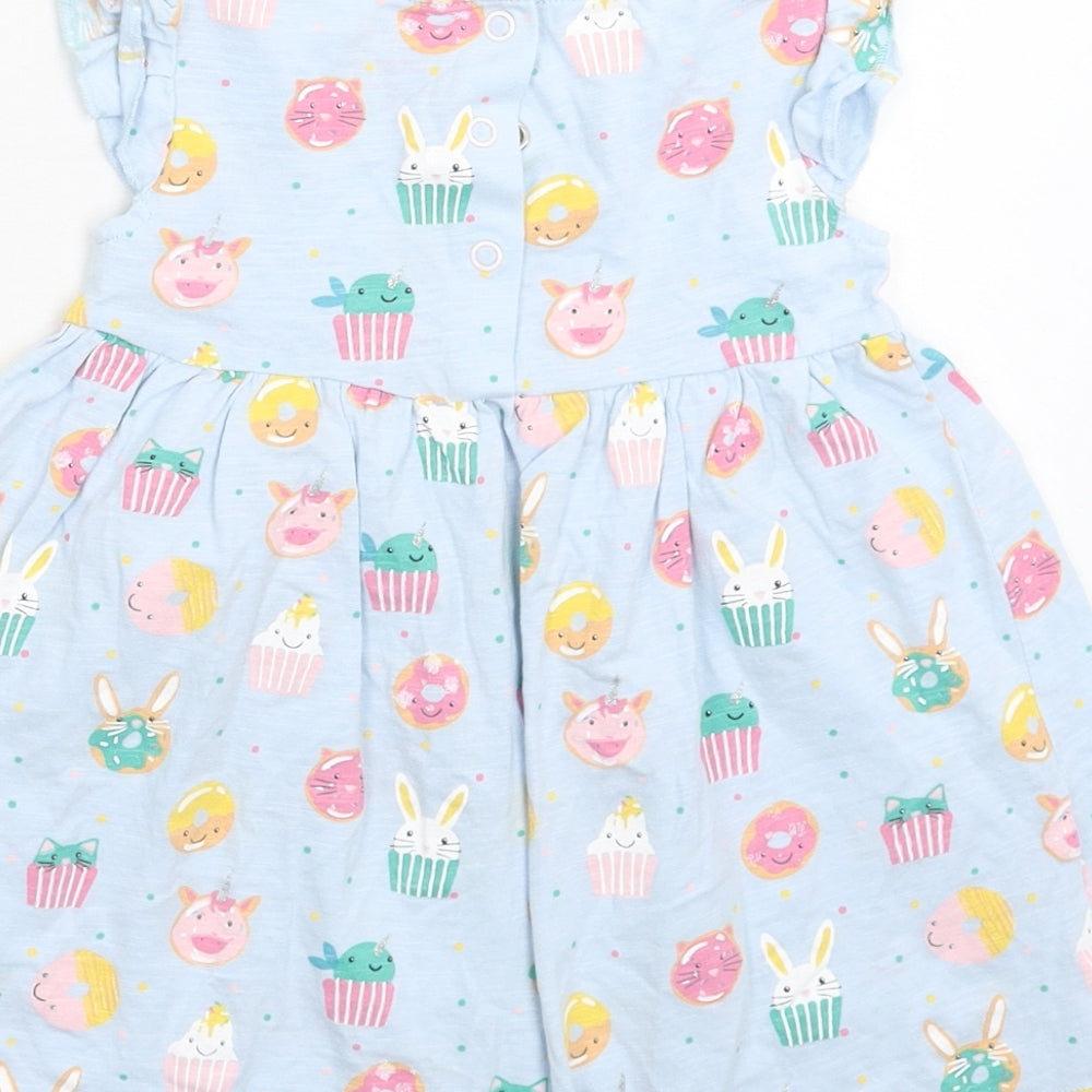 Blue Zoo Girls Blue   Fit & Flare  Size 12-18 Months