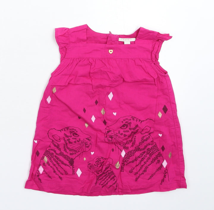 Esprit Girls Pink Fit & Flare Size 9-12 Months