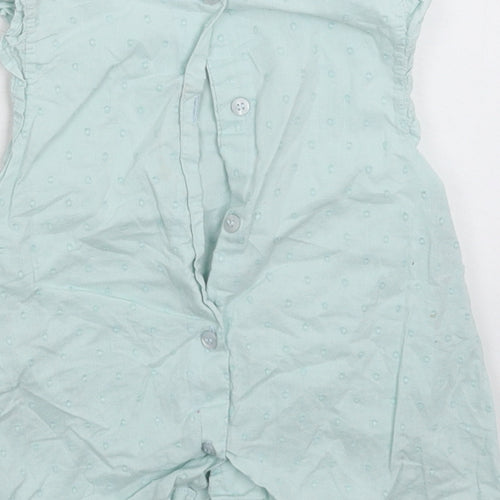 Mini Club Girls Green Spotted  Basic Button-Up Size 2-3 Years