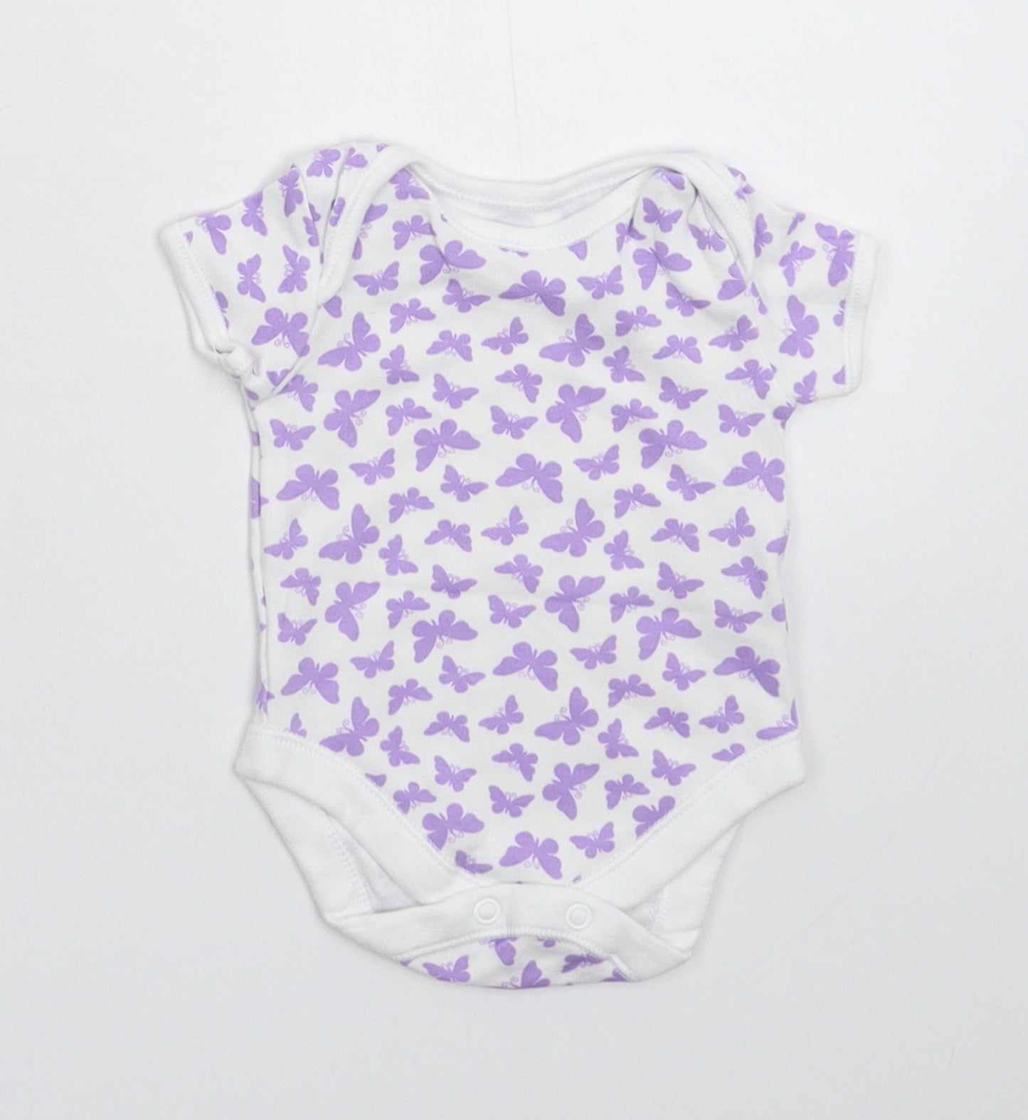 George Baby White   Babygrow One-Piece Size Newborn