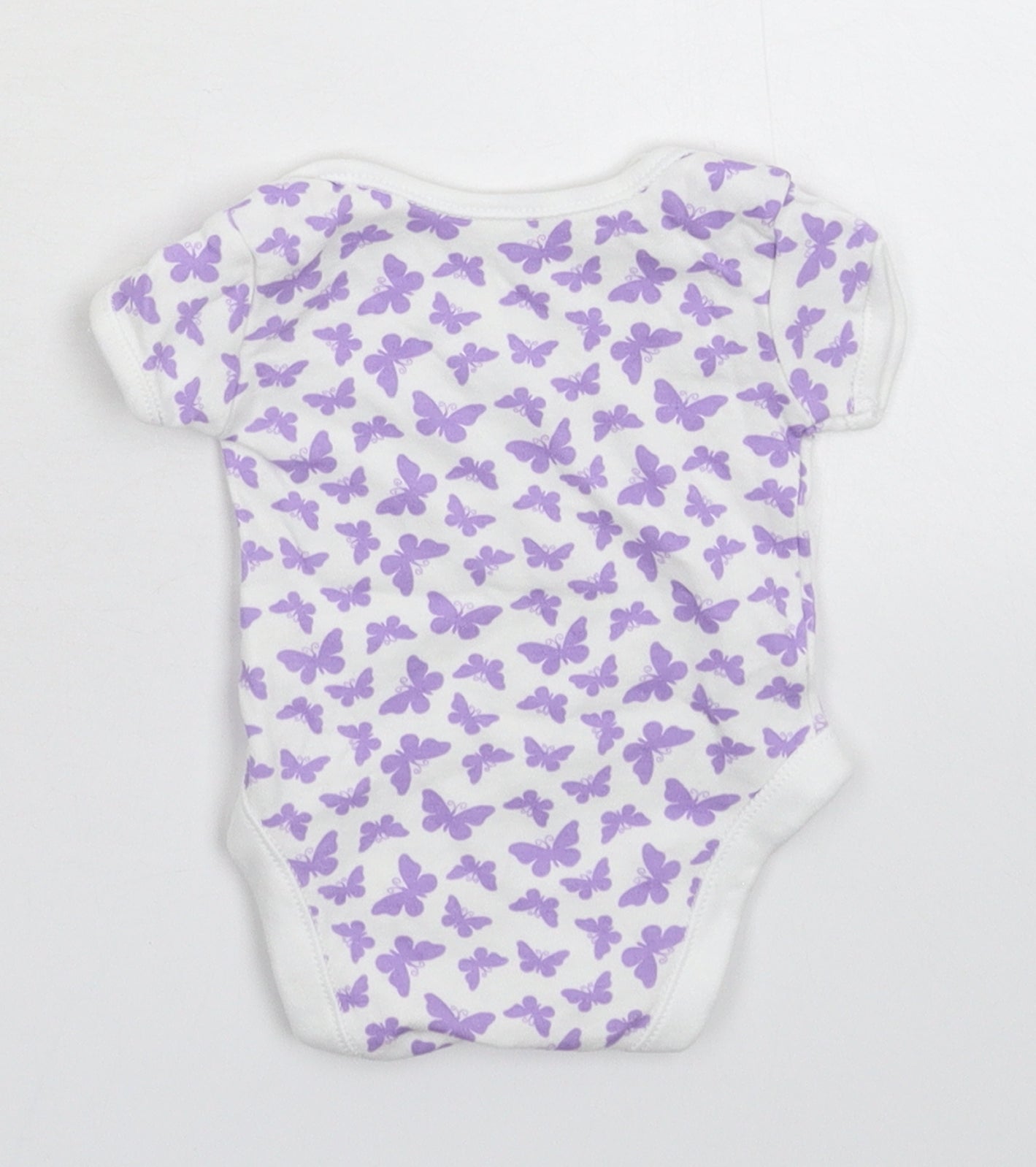 George Baby White   Babygrow One-Piece Size Newborn