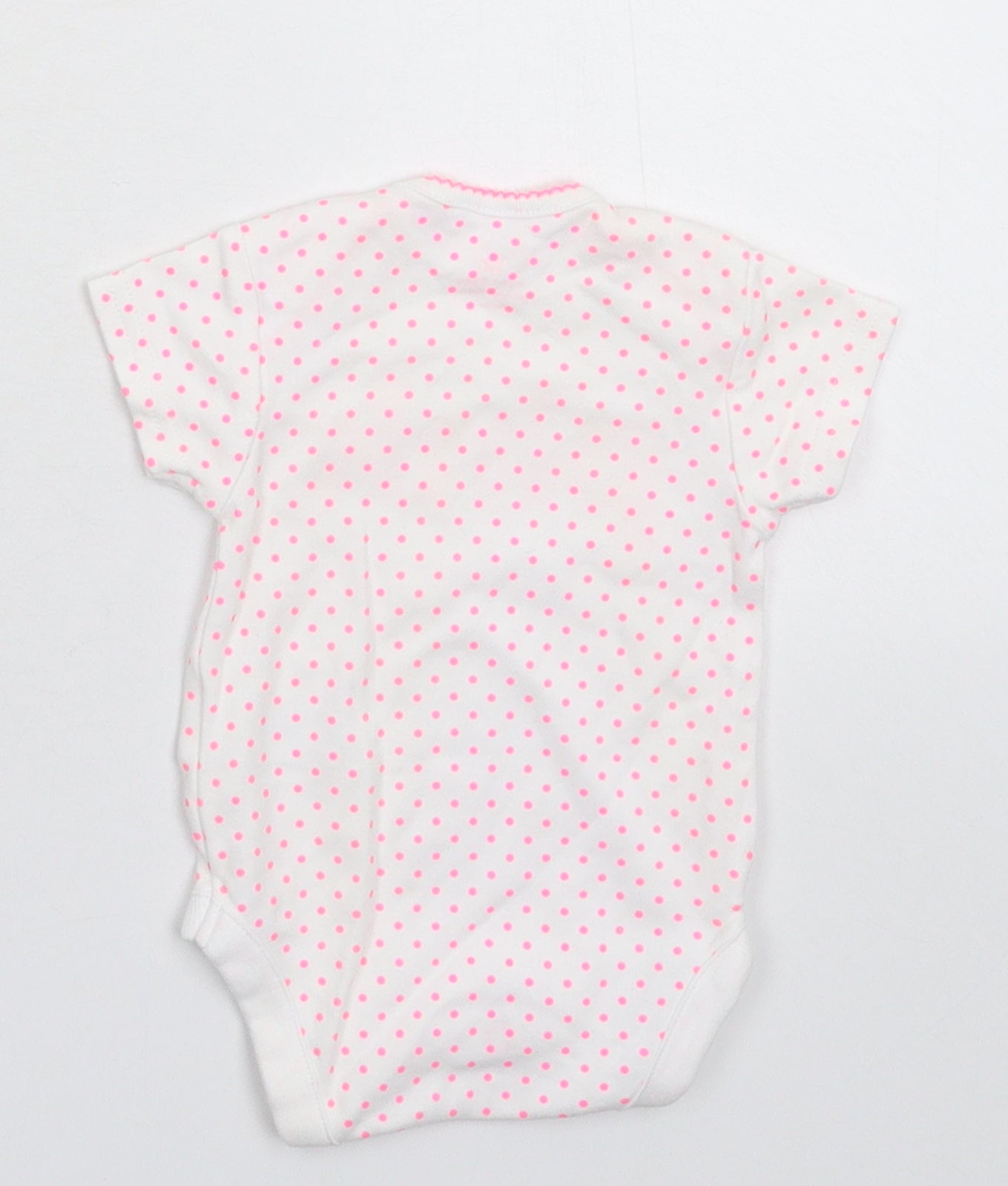 NEXT Girls White Spotted  Babygrow One-Piece Size Newborn