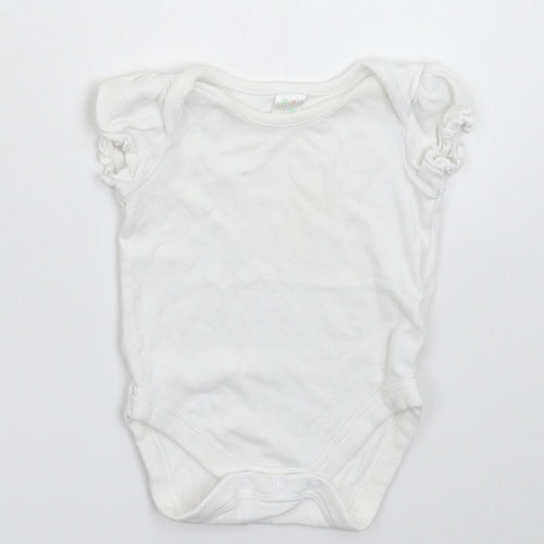 Mini Club Baby White   Babygrow One-Piece Size 0-3 Months