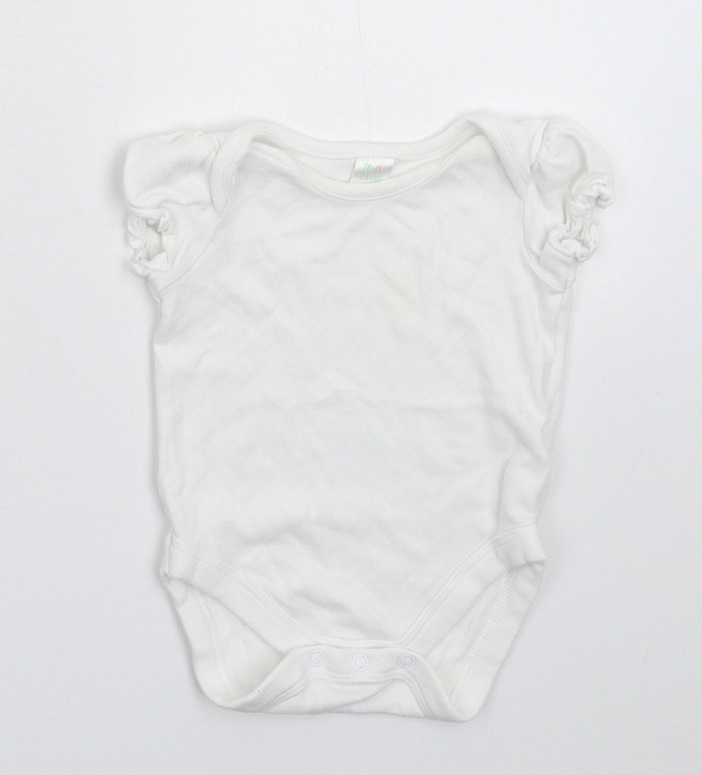 Mini Club Baby White   Babygrow One-Piece Size 0-3 Months