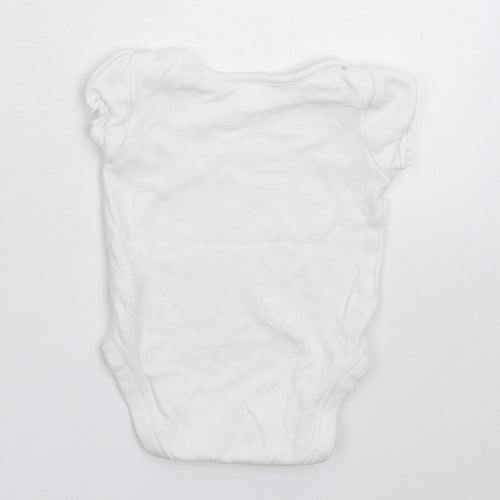 Mini Club Baby White   Babygrow One-Piece Size 0-3 Months