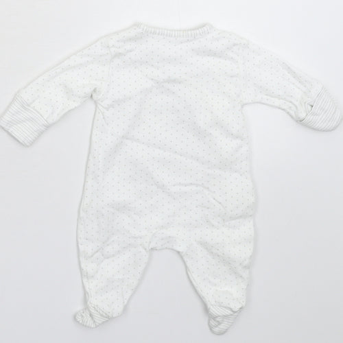 NEXT Baby White Geometric  Babygrow One-Piece Size Newborn