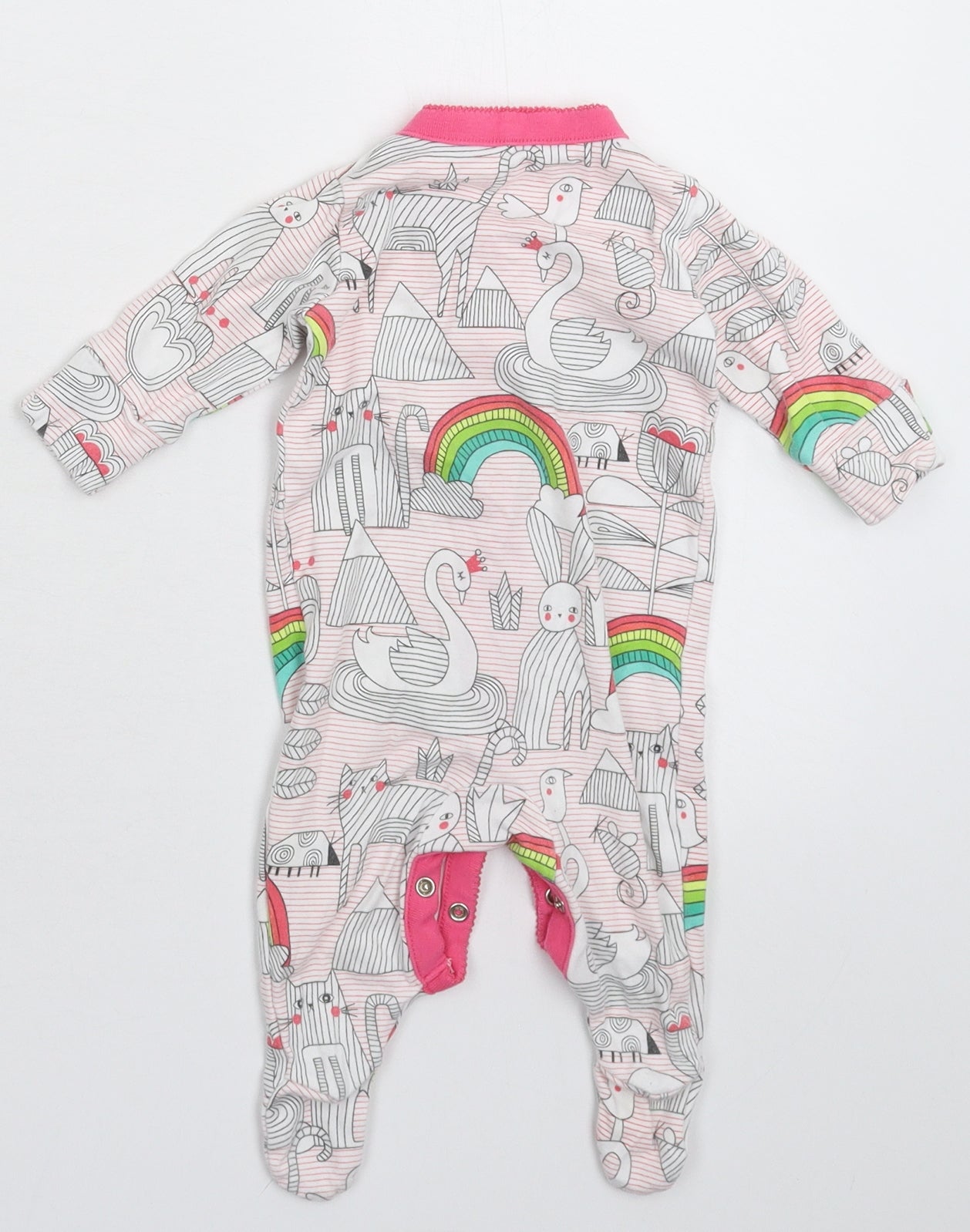 NEXT Baby Multicoloured   Babygrow One-Piece Size 0-3 Months