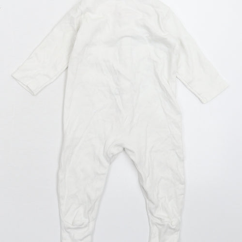 Mini Club Baby White   Babygrow One-Piece Size 3-6 Months