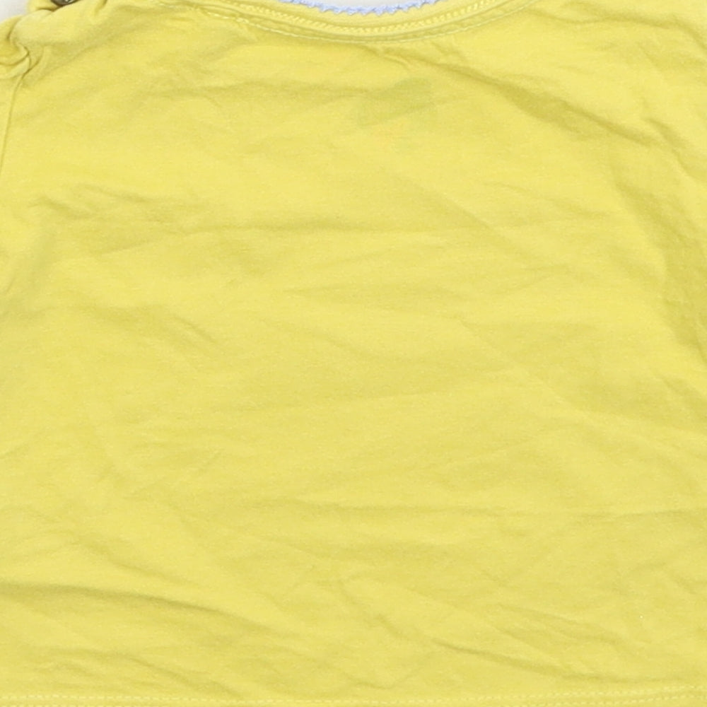 TU Girls Yellow   Basic T-Shirt Size 3-6 Months