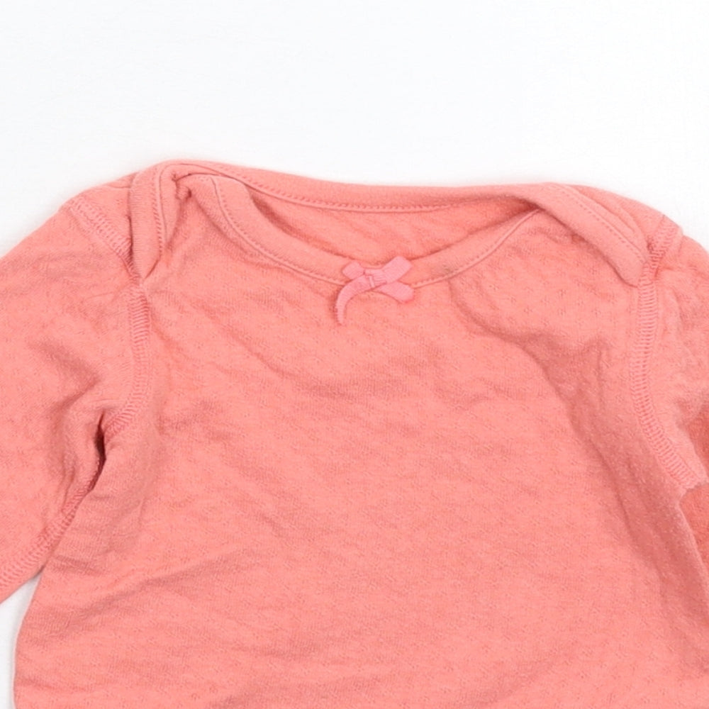 Marks and Spencer Baby Pink   Babygrow One-Piece Size 6-9 Months