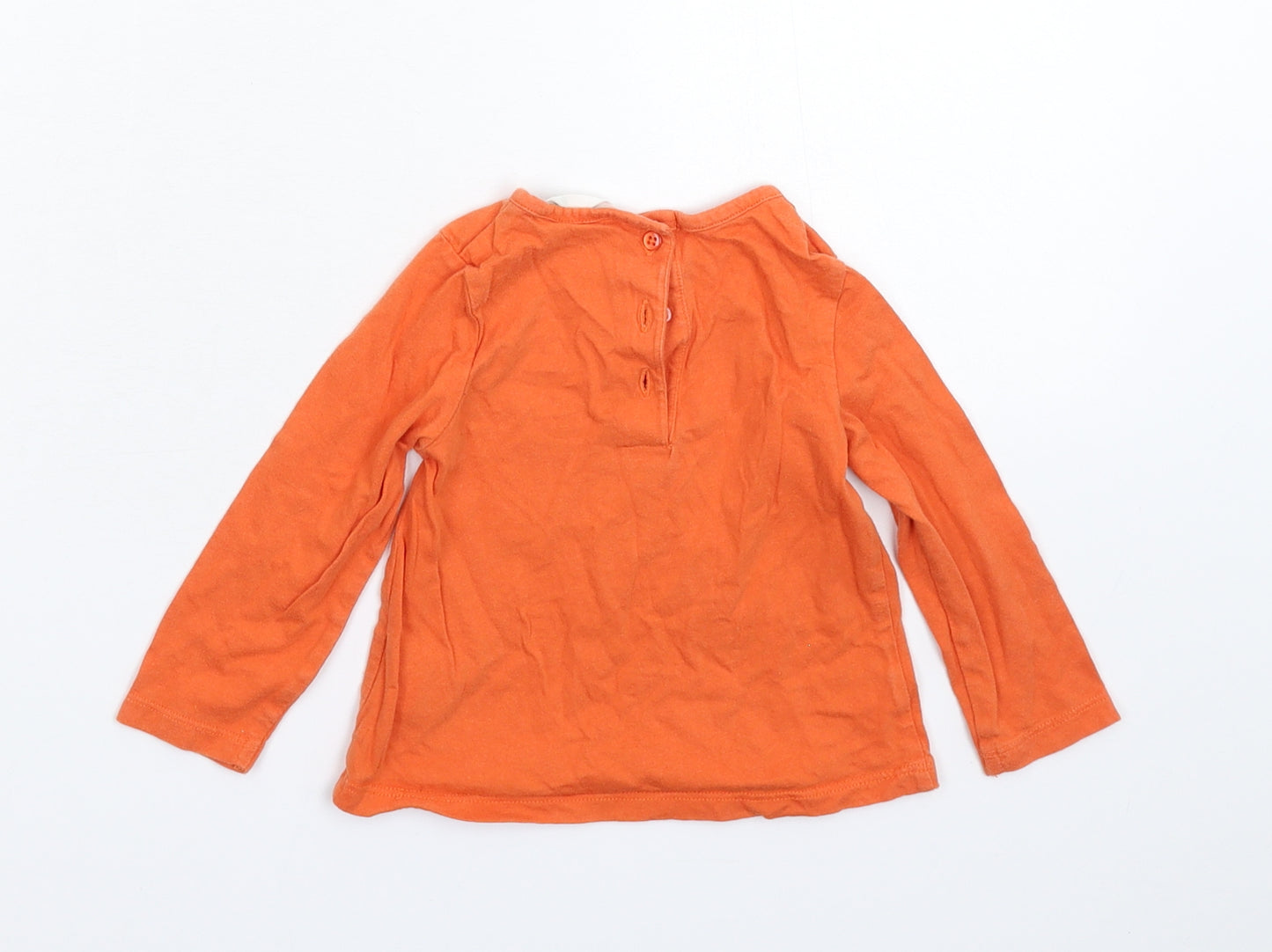George Baby Orange   Basic T-Shirt Size 6-9 Months