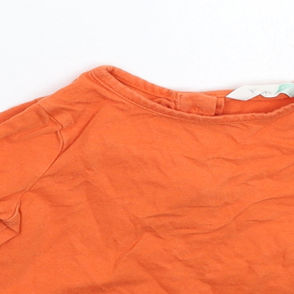 George Baby Orange   Basic T-Shirt Size 6-9 Months