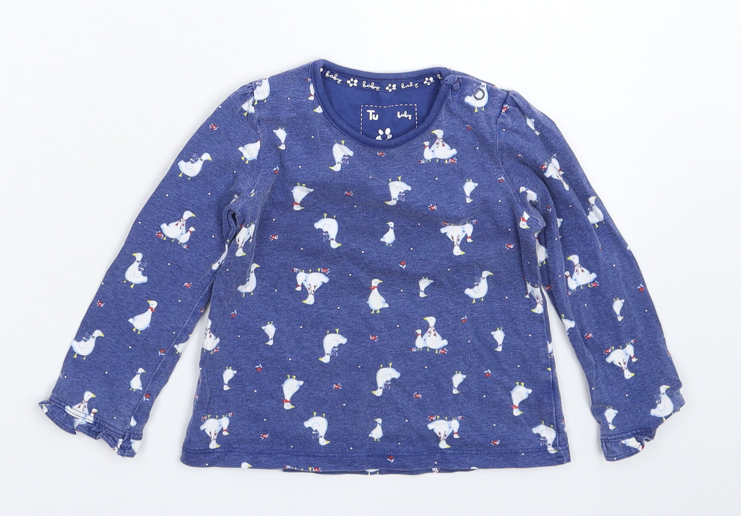TU Baby Blue   Basic T-Shirt Size 18-24 Months