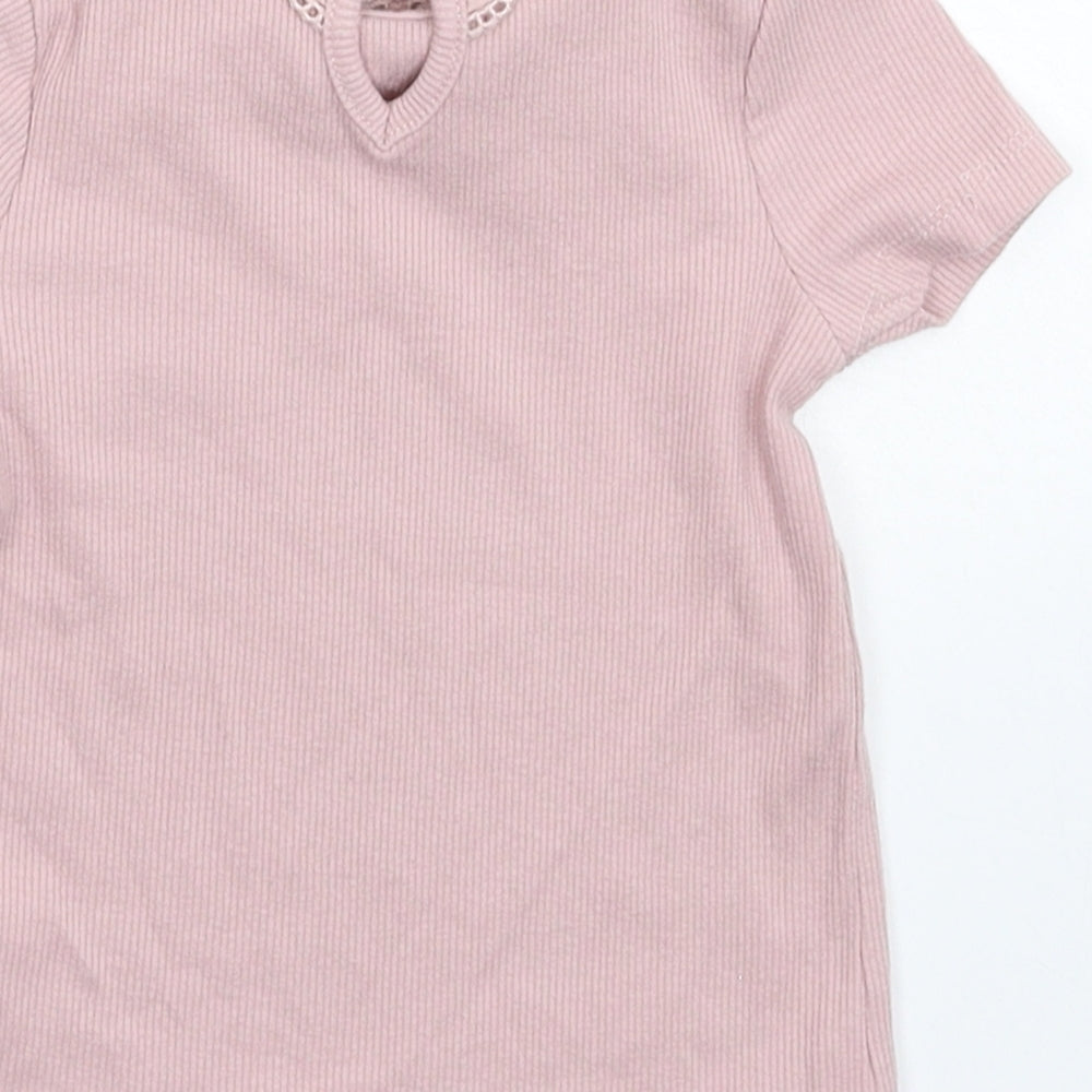 TU Baby Pink   Basic T-Shirt Size 18-24 Months