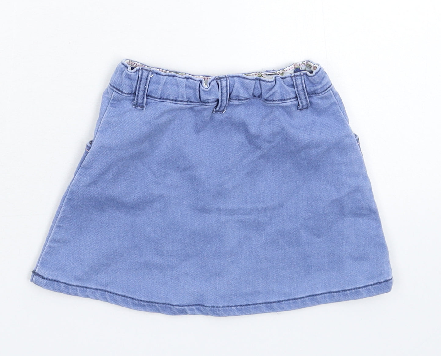 Nutmeg Girls Blue  Denim A-Line Skirt Size 18-24 Months