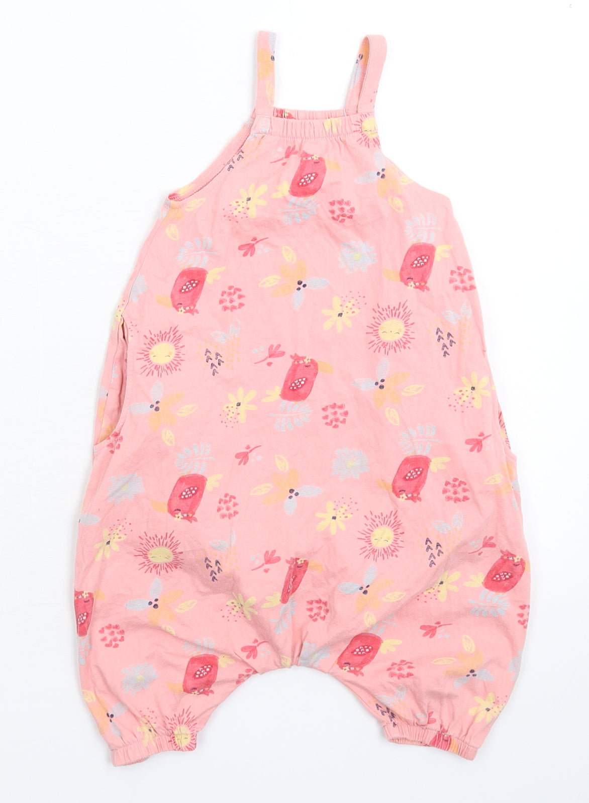 Nutmeg Girls Pink   Babygrow One-Piece Size 18-24 Months