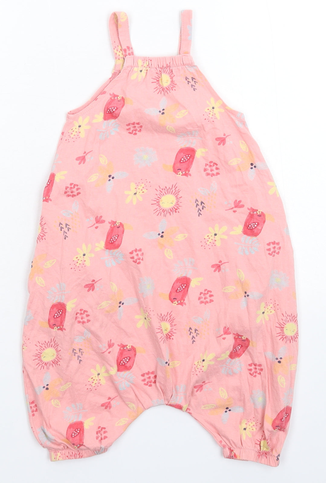 Nutmeg Girls Pink   Babygrow One-Piece Size 18-24 Months