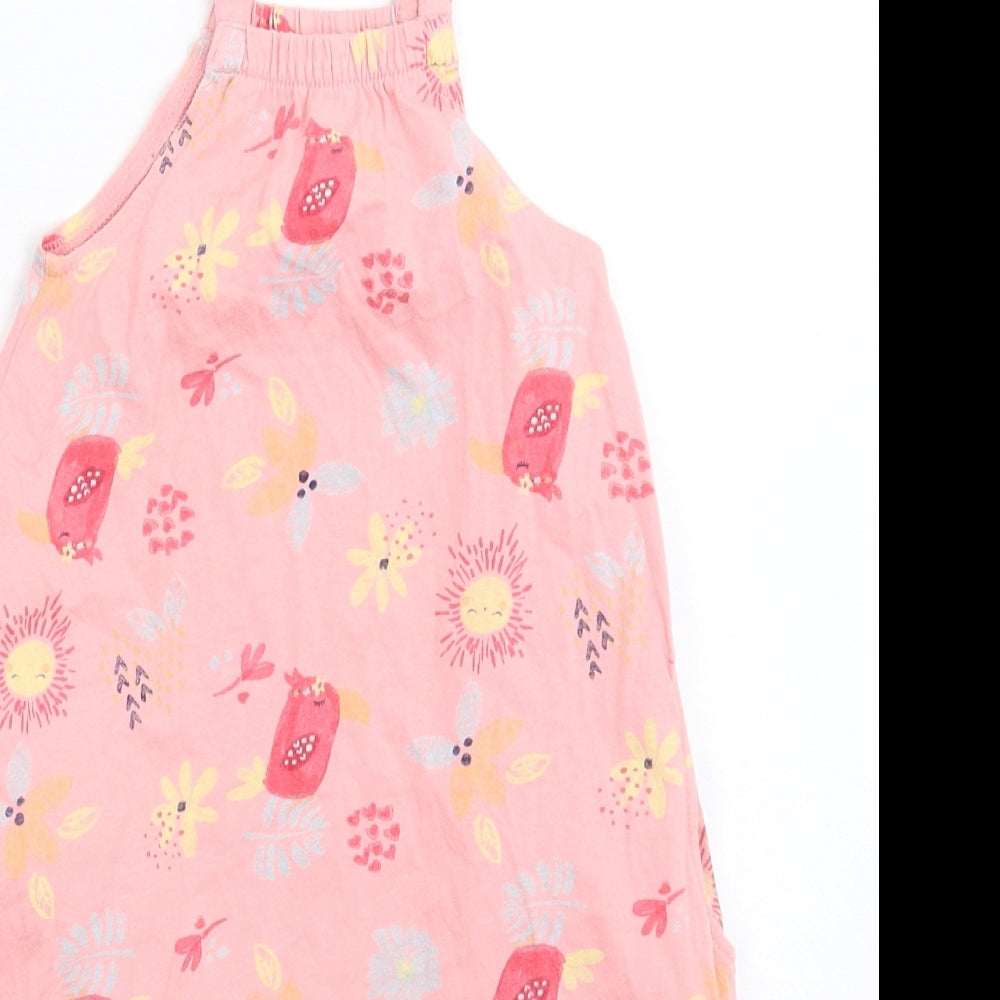 Nutmeg Girls Pink   Babygrow One-Piece Size 18-24 Months