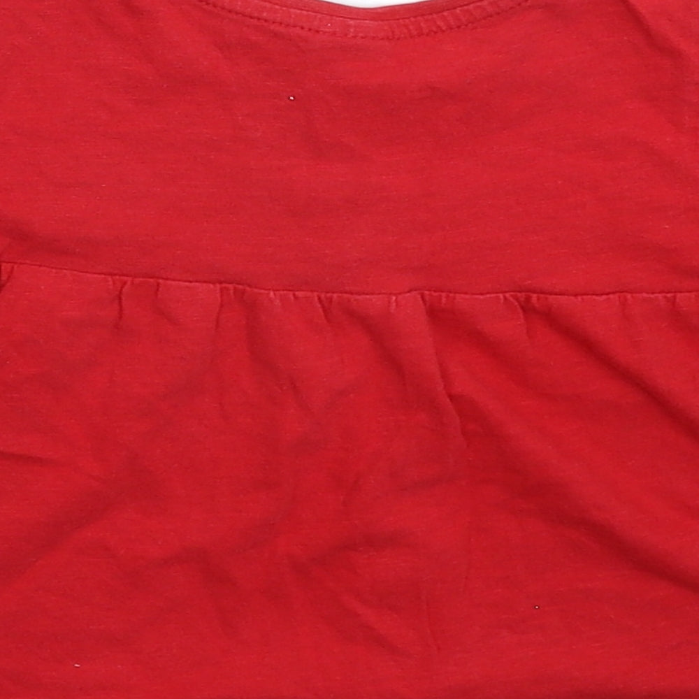 TU Baby Red   Basic T-Shirt Size 18-24 Months
