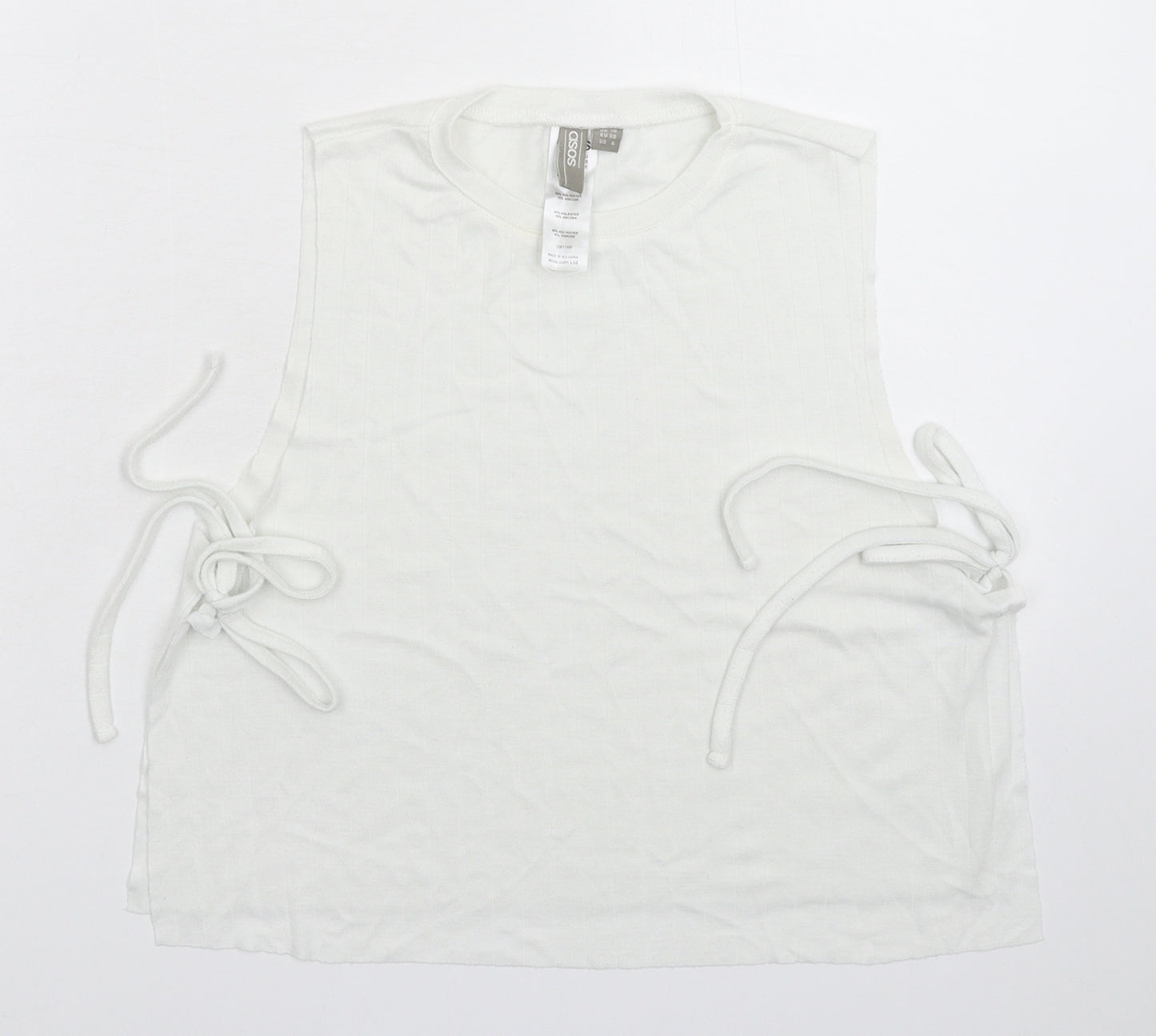 ASOS Womens White   Basic Tank Size 10