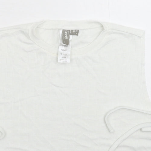 ASOS Womens White   Basic Tank Size 10