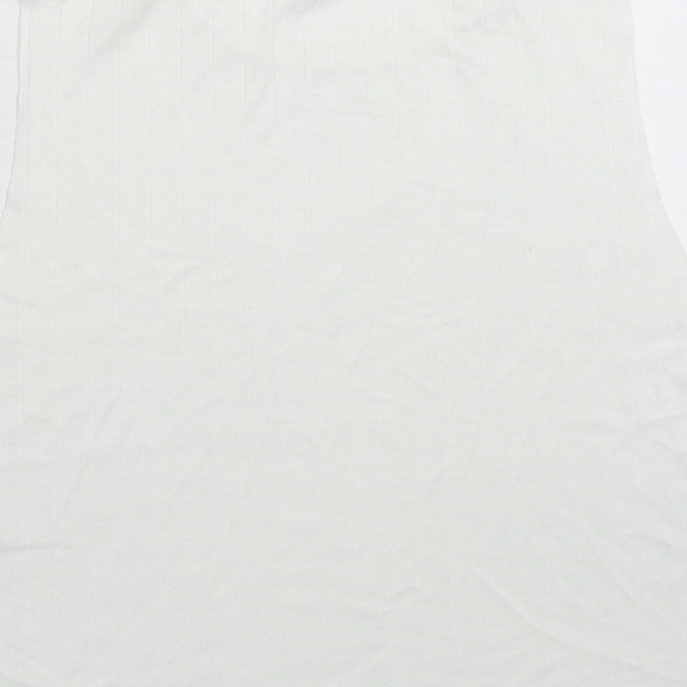 ASOS Womens White   Basic Tank Size 10