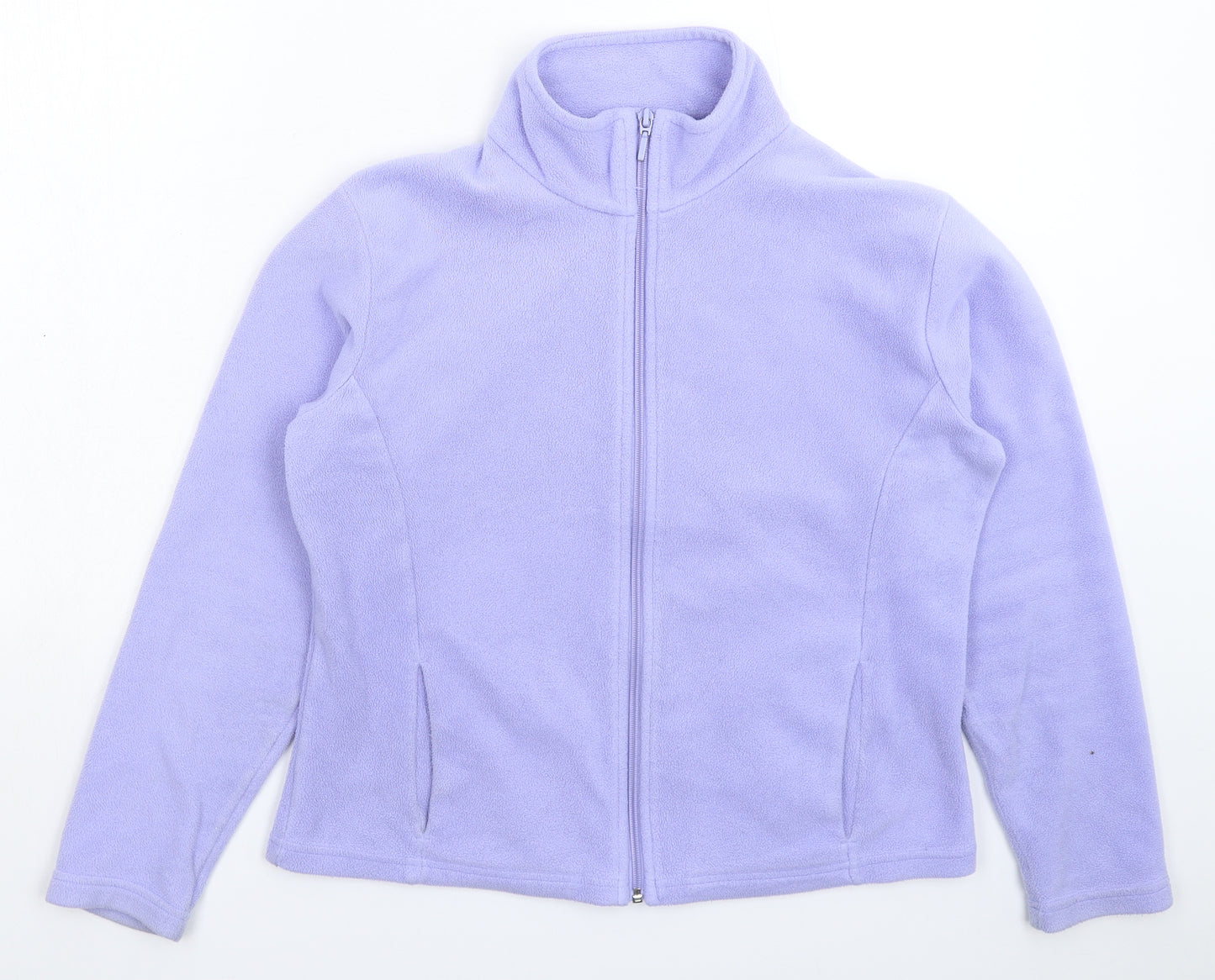 Marks and Spencer Womens Purple  Fleece Jacket  Size 14