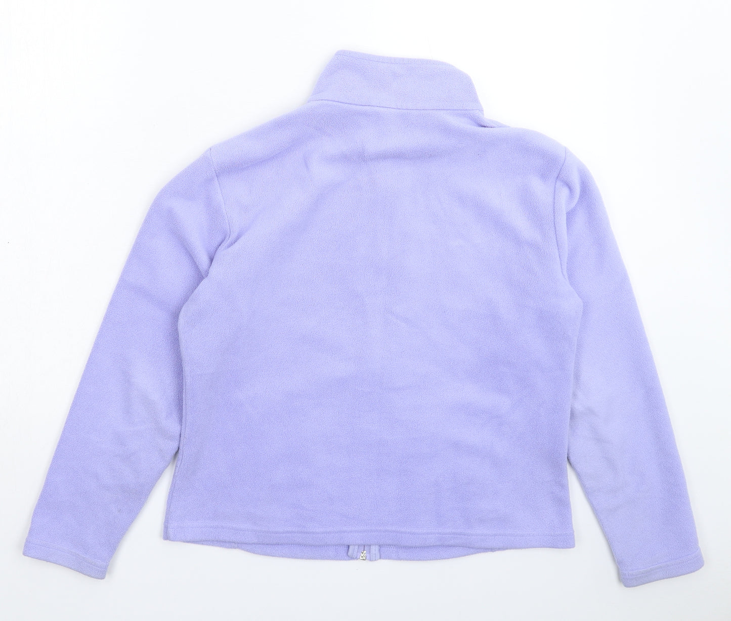 Marks and Spencer Womens Purple  Fleece Jacket  Size 14