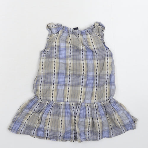 Gap Girls Multicoloured Check  Fit & Flare  Size 24 Months