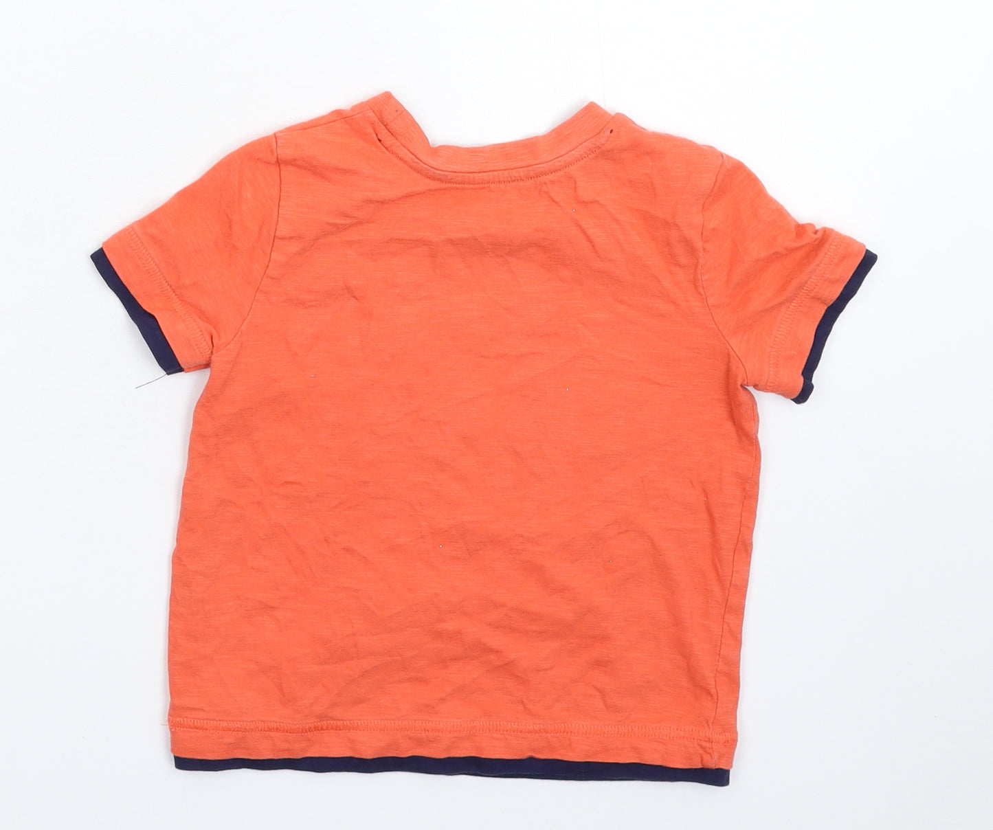 Nutmeg Boys Orange   Basic T-Shirt Size 2-3 Years